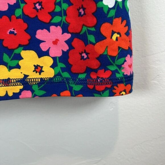 Hanna Andersson Floral Striped Racerback Shirt Size 10 - Picture 6 of 15